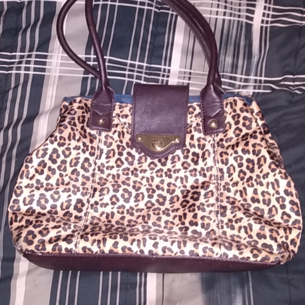 Tommy Hilfiger leopard print purse